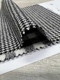 85320 خليط رايون مطاطي أسود وأبيض[Textile / Fabric] Parica صور إضافية