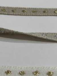 UR-3574 شريط كتان مع لاميه[Ribbons, Tapes, And Cords] UNITED RIBBONS صور إضافية