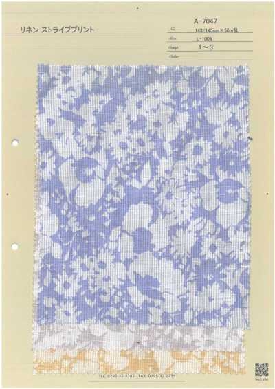 A-7047 طباعة خطوط من الكتان