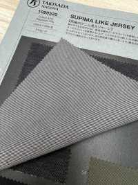 1099520 جيرسي بمظهر الدنيم SUPIMA LIKE JERSEY[Textile / Fabric] Takisada صور إضافية