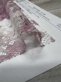 KKP2745-D7-83 دانتيل راشيل بوليستر بطباعة متعددة الألوان[نسيج / قماش] Uni Textile (Komon Kobo) صور إضافية