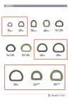 D-RING حلقة نصف قمر قياسية