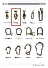 E-C-Z-PULL-WITH-HOLE ساحب سحاب على شكل مخلب نسر مع ثقب