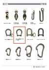 HORSESHOE-SHACKLE-BA قاعدة وصلة على شكل حدوة حصان 10mm