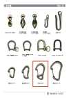 HOLED-CARABINER كارابينر مثقّب