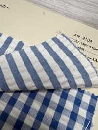 AN-9104 سيرساكر قطني بلون إنديغو[Textile / Fabric] Arinobe Shoten صور إضافية