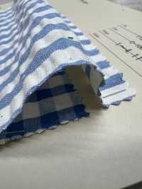 AN-9104 سيرساكر قطني بلون إنديغو[Textile / Fabric] Arinobe Shoten صور إضافية