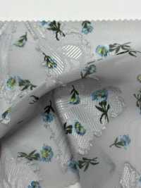 KKP4190-D/100-121 شيفون جاكار مقصوص[نسيج / قماش] Uni Textile (Komon Kobo) صور إضافية