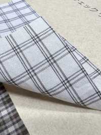 BC3575 تشطيب الغسل الجاف بنقشة مربعات من القطن العضوي[نسيج / قماش] COSMO TEXTILE صور إضافية