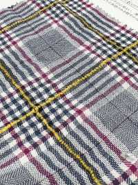 14416 Fuwa. قماش قطن بشيرنغ بنقشة عظم السمكة ومربعات بخيط شينيه[Textile / Fabric] SUNWELL صور إضافية