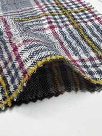 14416 Fuwa. قماش قطن بشيرنغ بنقشة عظم السمكة ومربعات بخيط شينيه[Textile / Fabric] SUNWELL صور إضافية