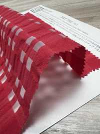 KKF7902 أورغانزا T/C كاروهات[Textile / Fabric] Uni Textile (Komon Kobo) صور إضافية