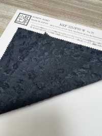 KKF3310FSV-W-D3Y 30d جاكار مطاطي شبيه بالكتان بعرض عريض[نسيج / قماش] Uni Textile (Komon Kobo) صور إضافية