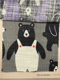 850521 SEVENBERRY® شبيه بالكتان سلوب Mechakuma Wonderland[Textile / Fabric] VANCET صور إضافية