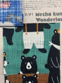 850521 SEVENBERRY® شبيه بالكتان سلوب Mechakuma Wonderland[Textile / Fabric] VANCET صور إضافية