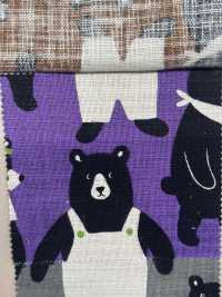 850521 SEVENBERRY® شبيه بالكتان سلوب Mechakuma Wonderland[Textile / Fabric] VANCET صور إضافية