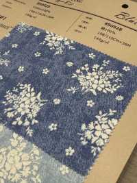 850528 SEVENBERRY® قماش شيتينغ باقة حديقة زرقاء[Textile / Fabric] VANCET صور إضافية