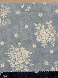 850528 SEVENBERRY® قماش شيتينغ باقة حديقة زرقاء[Textile / Fabric] VANCET صور إضافية