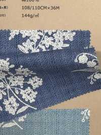850530 SEVENBERRY® قماش شيتينغ حديقة زرقاء/زنبق الوادي[Textile / Fabric] VANCET صور إضافية