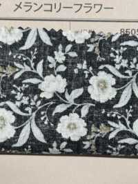 850533 SEVENBERRY® لاون قطن غير مبيّض زهرة كئيبة فاونيا/فاونيا[Textile / Fabric] VANCET صور إضافية
