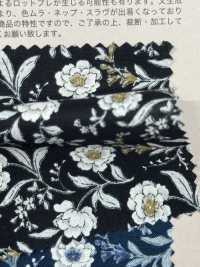 850533 SEVENBERRY® لاون قطن غير مبيّض زهرة كئيبة فاونيا/فاونيا[Textile / Fabric] VANCET صور إضافية