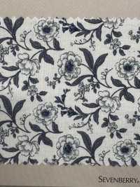 850533 SEVENBERRY® لاون قطن غير مبيّض زهرة كئيبة فاونيا/فاونيا[Textile / Fabric] VANCET صور إضافية