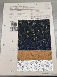 850534 SEVENBERRY® لاون قطن غير مبيّض زهرة برية كئيبة[Textile / Fabric] VANCET صور إضافية