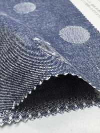 KYC240-58-D9 30×20 قماش دنغري جاكار مصبوغ بالغزل بعرض واسع[نسيج / قماش] Uni Textile (Komon Kobo) صور إضافية