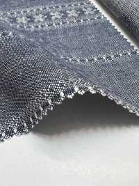 KYC240-58-D10 جاكار دنغري مصبوغ بالخيوط بعرض عريض 30×20[نسيج / قماش] Uni Textile (Komon Kobo) صور إضافية