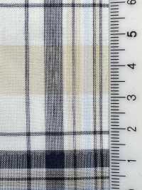 KYC326-D2 أورغانزا كاروهات مصبوغ بالخيوط T/C[Textile / Fabric] Uni Textile (Komon Kobo) صور إضافية