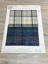 KYC326-D2 أورغانزا كاروهات مصبوغ بالخيوط T/C[Textile / Fabric] Uni Textile (Komon Kobo) صور إضافية