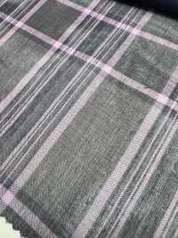 KYC326-D1 أورغانزا مربعات مصبوغة بالخيوط T/C[نسيج / قماش] Uni Textile (Komon Kobo) صور إضافية