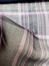 KYC326-D1 أورغانزا مربعات مصبوغة بالخيوط T/C[نسيج / قماش] Uni Textile (Komon Kobo) صور إضافية