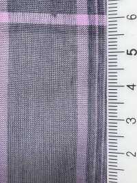 KYC326-D1 أورغانزا مربعات مصبوغة بالخيوط T/C[نسيج / قماش] Uni Textile (Komon Kobo) صور إضافية