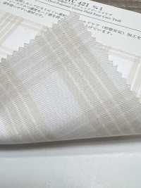 KYC421-D1 T/C مصبوغ بالخيوط بنقشة كاروه بالاكا غولد كير[Textile / Fabric] Uni Textile (Komon Kobo) صور إضافية
