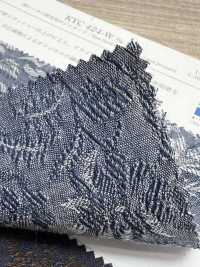 KYC424-W-D1 جاكار مصبوغ بالخيوط من القطن والرايون والكتان[نسيج / قماش] Uni Textile (Komon Kobo) صور إضافية