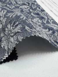 KYC424-W-D1 جاكار مصبوغ بالخيوط من القطن والرايون والكتان[نسيج / قماش] Uni Textile (Komon Kobo) صور إضافية