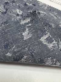 KYC424-W-D3 جاكار مصبوغ بالخيوط من القطن والرايون والكتان[نسيج / قماش] Uni Textile (Komon Kobo) صور إضافية