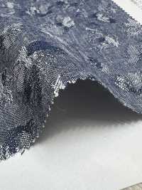 KYC424-W-D3 جاكار مصبوغ بالخيوط من القطن والرايون والكتان[نسيج / قماش] Uni Textile (Komon Kobo) صور إضافية