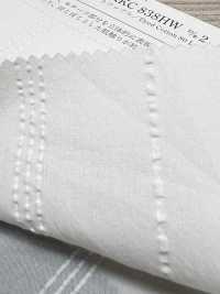 KKC838HW-D2 لاون قطني أبيض وافل[نسيج / قماش] Uni Textile (Komon Kobo) صور إضافية