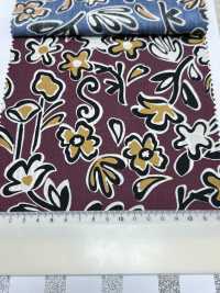 7026-630-3 قماش تايبرايتر 60 بنقشة هندسية وزهرية[Textile / Fabric] HOKKOH صور إضافية