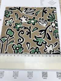 7026-630-3 قماش تايبرايتر 60 بنقشة هندسية وزهرية[Textile / Fabric] HOKKOH صور إضافية