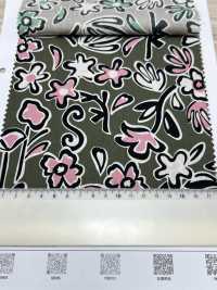 7026-630-3 قماش تايبرايتر 60 بنقشة هندسية وزهرية[Textile / Fabric] HOKKOH صور إضافية