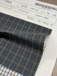 SBW11493 قماش تايبرايتر 50/1 بتشطيب مغسول بنقشة كاروه[Textile / Fabric] SHIBAYA صور إضافية