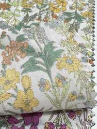 3026-650-9 قماش لاون 60s، زهور صغيرة مرسومة بالخيط[Textile / Fabric] HOKKOH صور إضافية