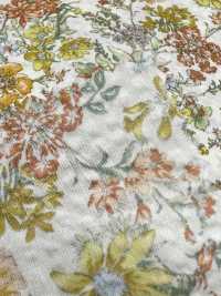 8026-690-1 لاون 60 بنقشة زهرة بخيط مموج[Textile / Fabric] HOKKOH صور إضافية