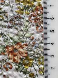 8026-690-1 لاون 60 بنقشة زهرة بخيط مموج[Textile / Fabric] HOKKOH صور إضافية
