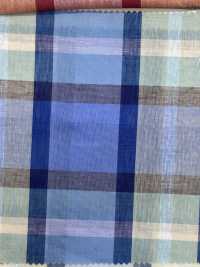 A-8174 كاروهات قطن وكتان[Textile / Fabric] Arinobe Shoten صور إضافية