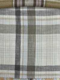 A-5108 100% كتان بمربعات مادراس[Textile / Fabric] Arinobe Shoten صور إضافية