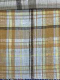 A-5108 100% كتان بمربعات مادراس[Textile / Fabric] Arinobe Shoten صور إضافية